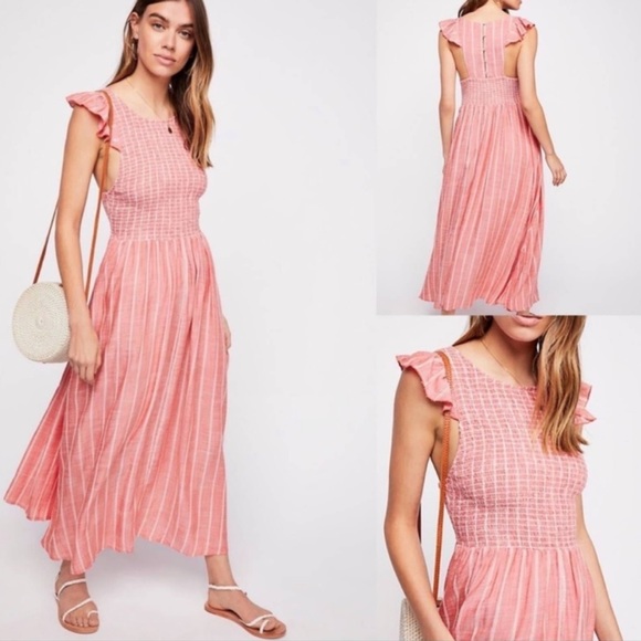 Free People Red Chambray Dress - Picture 10 of 10